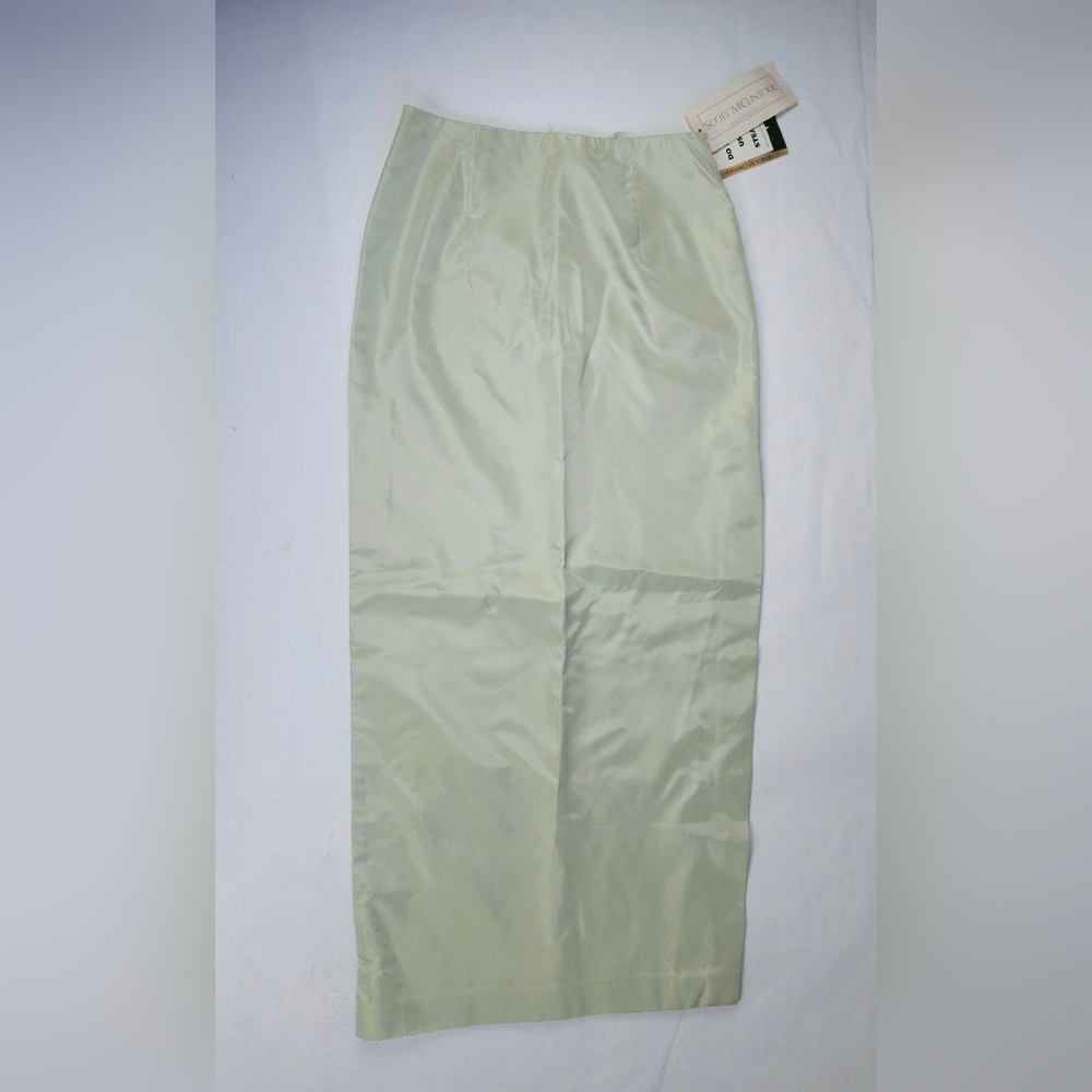 Scott McClintock Millenium 2000 Vintage Deadstock Maxi Skirt Cucumber Green 8